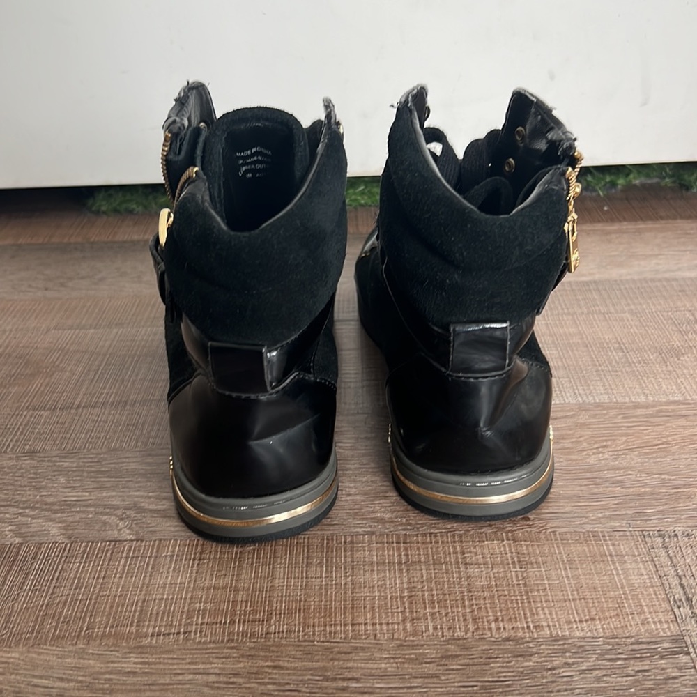 SOLD - Michael Kors Glam Studded Patent Leather High-Top Sneaker - Picture 7 of 11